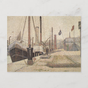 Postal Georges Pierre Seurat La María en Honfleur, 1886