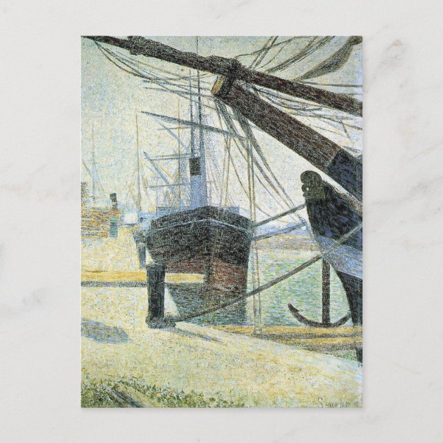 Postal Georges Seurat (Anverso)