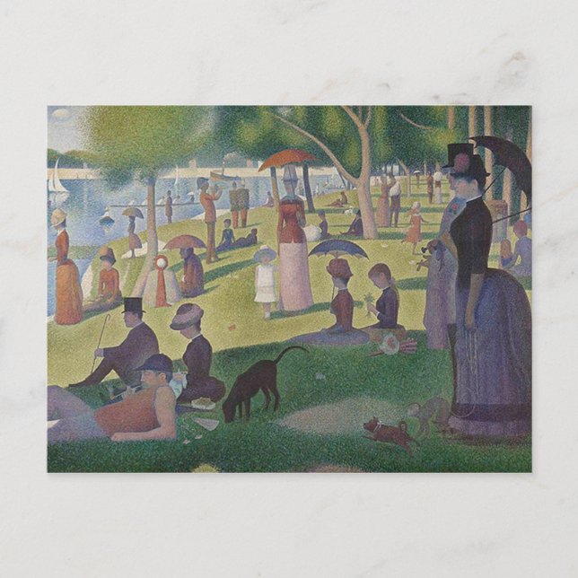 Postal Georges Seurat (Anverso)