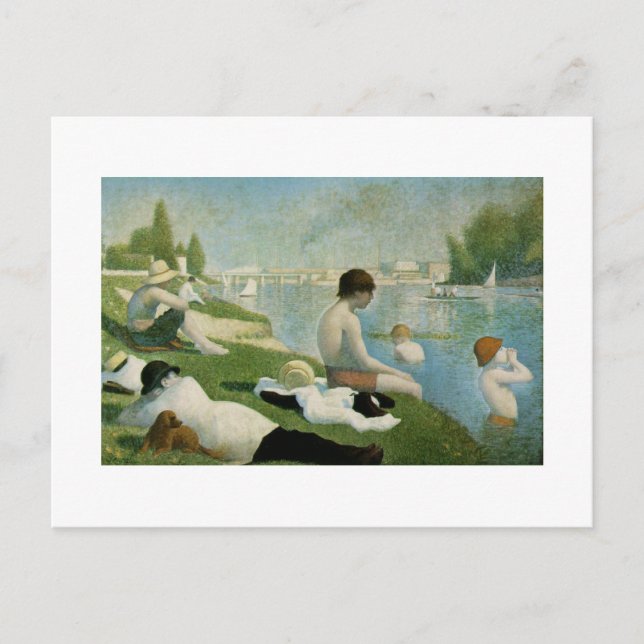 Postal Georges Seurat (Anverso)