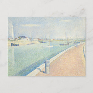 Postal Georges Seurat - El canal de las gaviotas