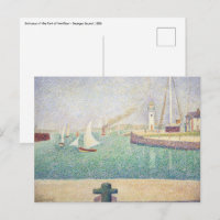 Georges Seurat - Entrada del Puerto de Honfleur