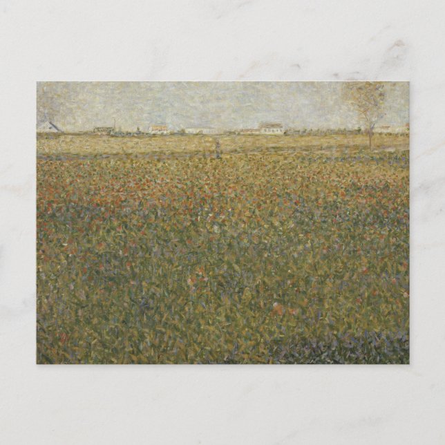 Postal Georges Seurat - La Luzerne, Saint-Denis (Anverso)