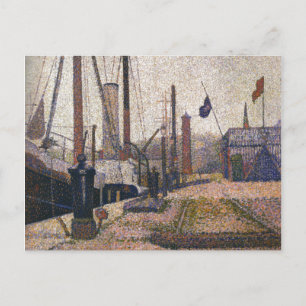 Postal Georges Seurat La María en Honfleue