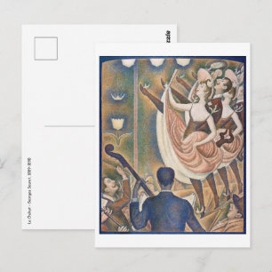 Postal Georges Seurat - Le Chahut