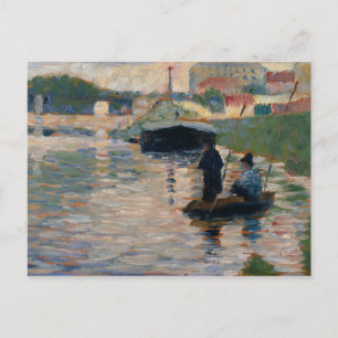 Postal Georges Seurat - Vista del Sena