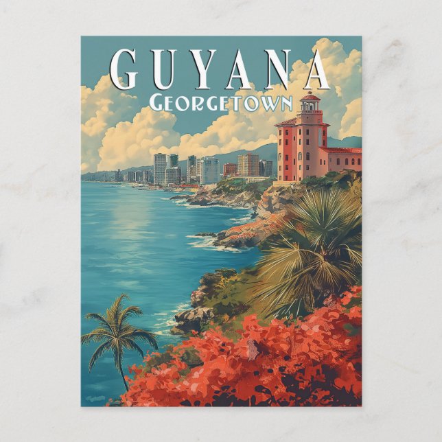 Postal Georgetown, Guyana (Anverso)