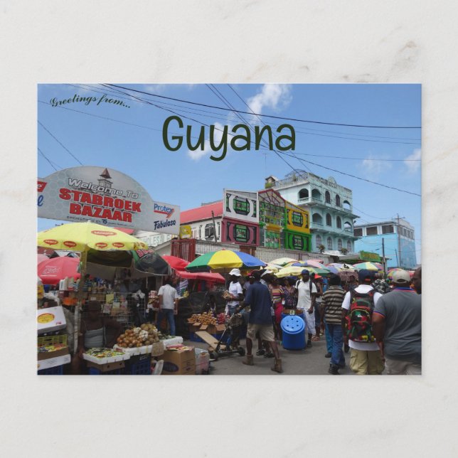 Postal Georgetown Guyana (Anverso)