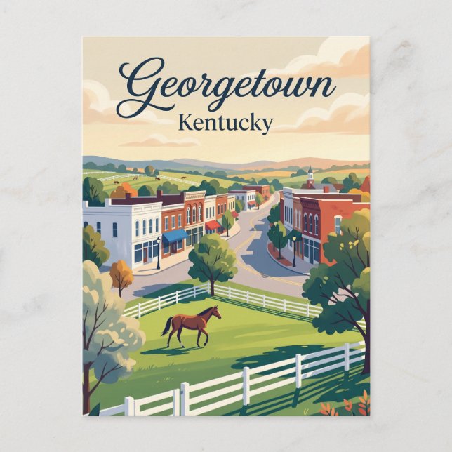 Postal Georgetown, Kentucky (Anverso)