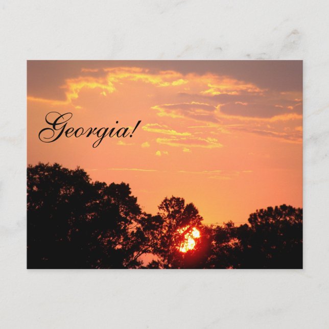 Postal ¡Georgia! (Anverso)