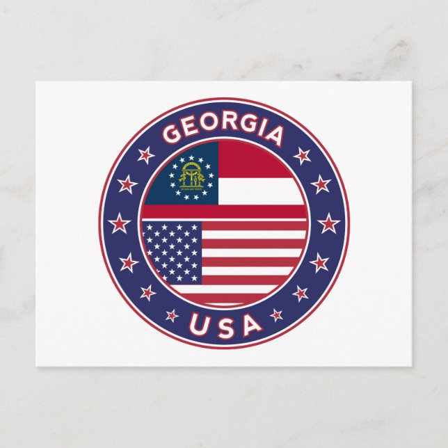 Postal Georgia (Anverso)