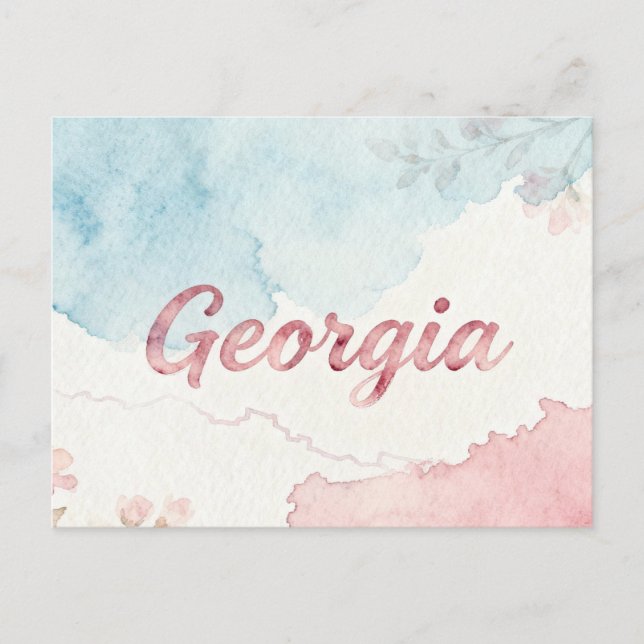 Postal Georgia (Anverso)