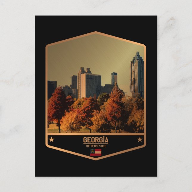 Postal Georgia (Anverso)