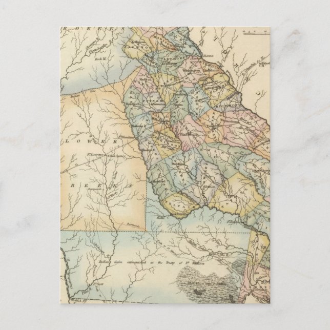 Postal Georgia 13 (Anverso)