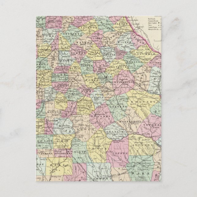 Postal Georgia 5 (Anverso)