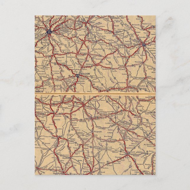 Postal Georgia 8 (Anverso)