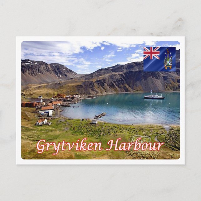 Postal Georgia del Sur y el Sandwich del Sur I- (Anverso)