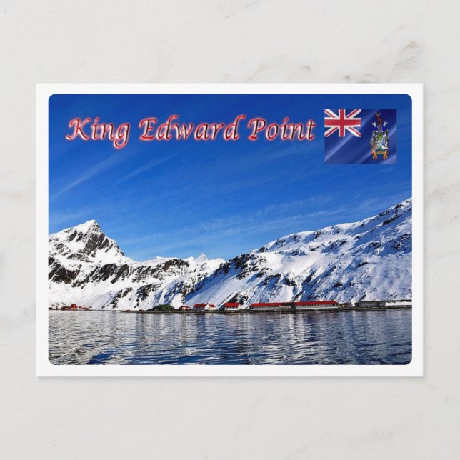 Postal Georgia del Sur y Sandwich del Sur - (Anverso)