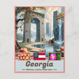 Postal Georgia Essence Surreal Artistic