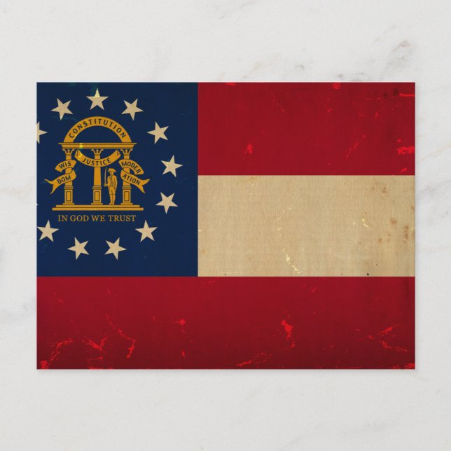 Postal Georgia Flag VINTAGE.png (Anverso)