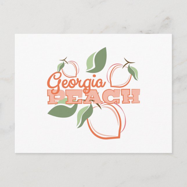 Postal Georgia Peach (Anverso)