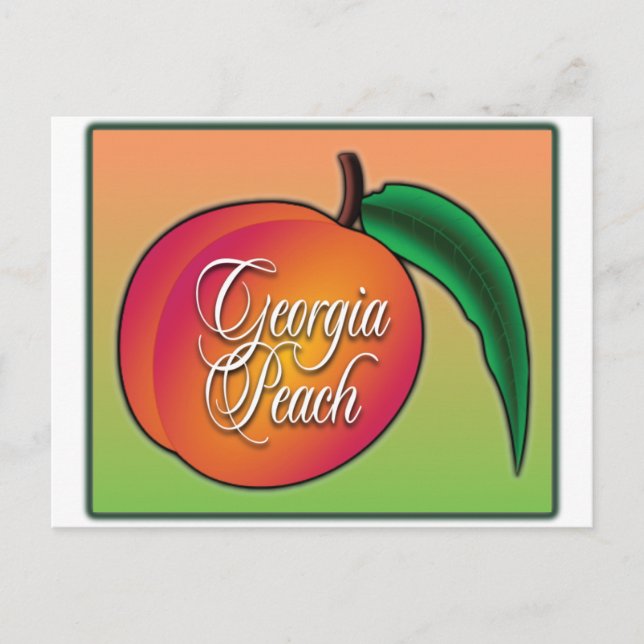 Postal Georgia Peach (Anverso)