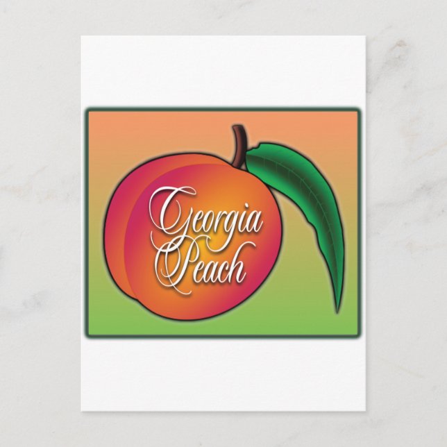 Postal Georgia Peach (Anverso)