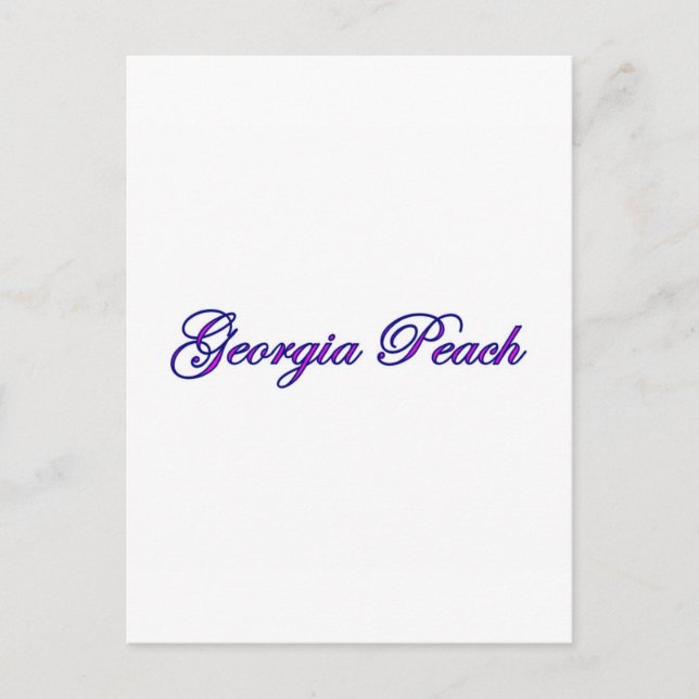 Postal Georgia Peach (Anverso)