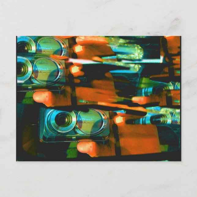 Postal georgia rythmn (fotografía tomada del espejo de au (Anverso)