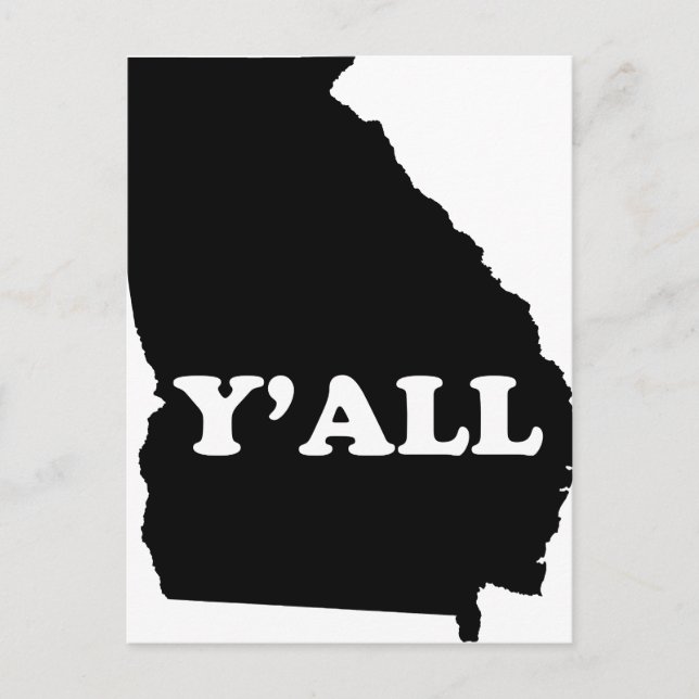 Postal Georgia Yall (Anverso)