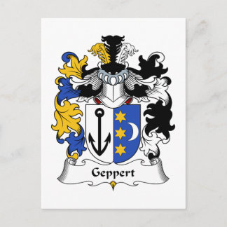 Postal Geppert Family Crest