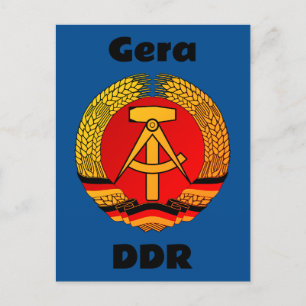 Postal Gera, Alemania del Este - RDA Ostdeutschland