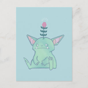 Postal Gerald el duende   Criatura fantástica gruñona y l
