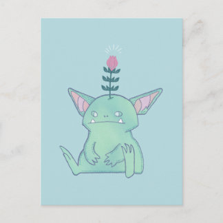 Postal Gerald el duende | Criatura fantástica gruñona y l
