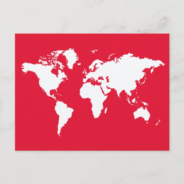 Postal Geranium Elegant World (Anverso)