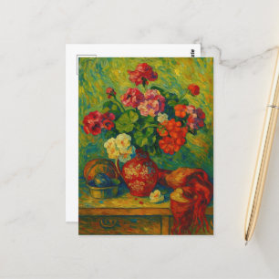 Postal Geranium Postcard