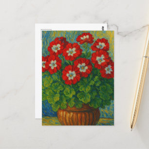 Postal Geranium Postcard