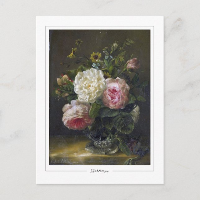 Postal Gerardina van de Sande Bakhuyzen #1 - Bella Artes. (Anverso)