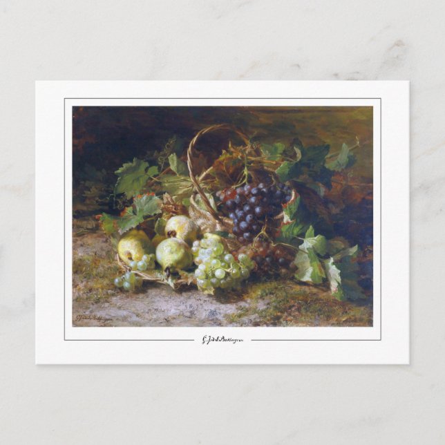 Postal Gerardina van de Sande Bakhuyzen #4 - Bella Artes. (Anverso)