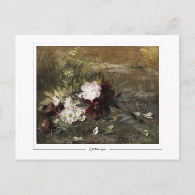 Postal Gerardina van de Sande Bakhuyzen #7 - Bella Artes. (Anverso)