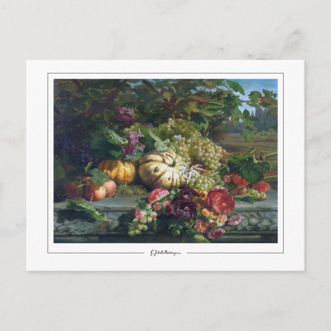 Postal Gerardina van de Sande Bakhuyzen #9 - Bella Artes. (Anverso)