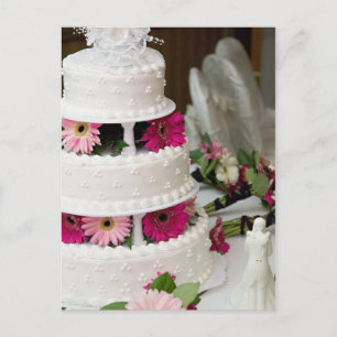 Postal Gerber Daisy Boda Cake