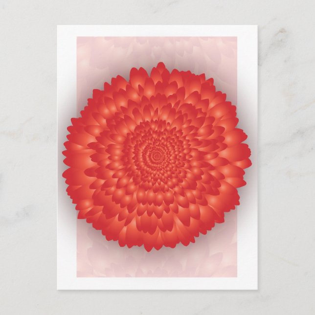 Postal "Gerbera" (Anverso)