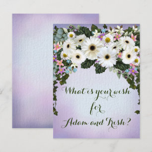 Postal Gerbera Daisies Swag Bodas Wishes