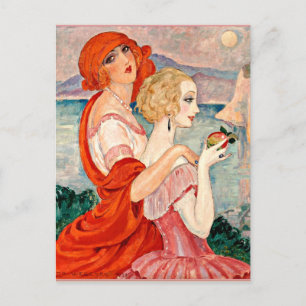 Postal Gerda Wegener - Sur la Route d'Anacapri