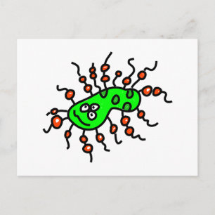 Postal Germ Personalizado verde