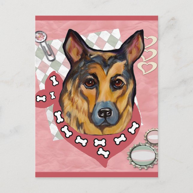 POSTAL GERMAN SHEPHERD (Anverso)