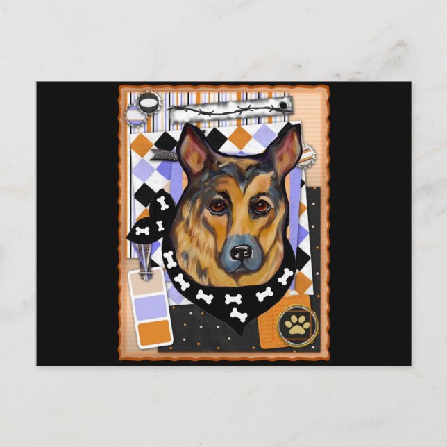 POSTAL GERMAN SHEPHERD (Anverso)