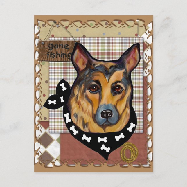 POSTAL GERMAN SHEPHERD (Anverso)