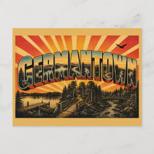 Postal Germantown Maryland Senderos del Bosque del Lago A